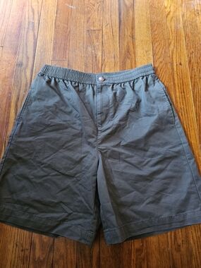 INC International Concepts Olive Flat Front Shorts